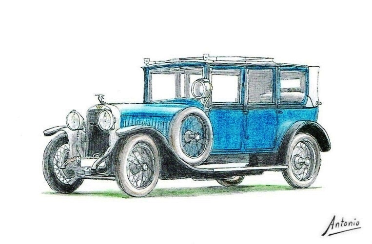 Hispano-Suiza H6 Limousine Landaulet Binder (1923)